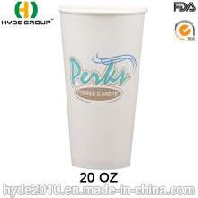 Copo de papel descartável de café (20 oz-2) de copo de papel descartável